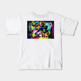 Berlin Wall Graffiti Artwork Street Art Germany Kids T-Shirt